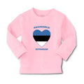 Baby Clothes Adorable Estonian Heart Countries Boy & Girl Clothes Cotton