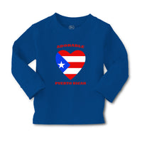 Baby Clothes Adorable Puerto Rican Heart Countries Boy & Girl Clothes Cotton - Cute Rascals