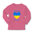 Baby Clothes Adorable Ukrainian Heart Countries Boy & Girl Clothes Cotton