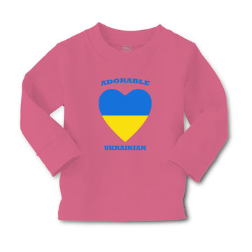 Baby Clothes Adorable Ukrainian Heart Countries Boy & Girl Clothes Cotton