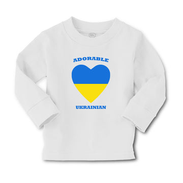 Baby Clothes Adorable Ukrainian Heart Countries Boy & Girl Clothes Cotton