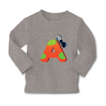 Baby Clothes A Ant Monogram Initial Boy & Girl Clothes Cotton