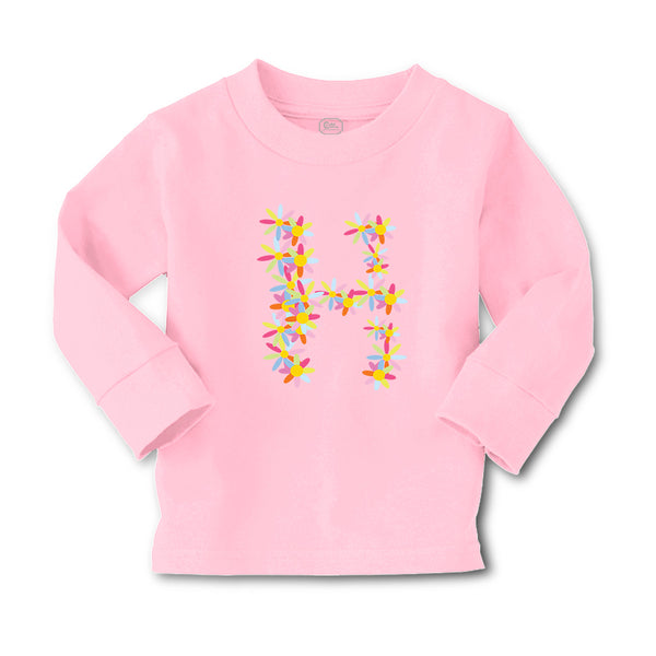 Baby Clothes Flowers H Letter Initial Monogram Boy & Girl Clothes Cotton - Cute Rascals