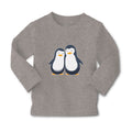 Baby Clothes Aquatic Twin Penguins Flightless Birds Boy & Girl Clothes Cotton