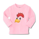 Baby Clothes Rooster with Sharp Beak Domesticated Fowl Boy & Girl Clothes Cotton - Cute Rascals