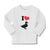 Baby Clothes I Love Silhouette Duck Aquatic Bird Boy & Girl Clothes Cotton - Cute Rascals