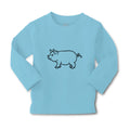 Baby Clothes Pig Domestic Animal Mammal with Flat Snout Boy & Girl Clothes
