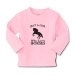 Baby Clothes Just A Girl Who Loves Horses Silhouette Boy & Girl Clothes Cotton - Cute Rascals