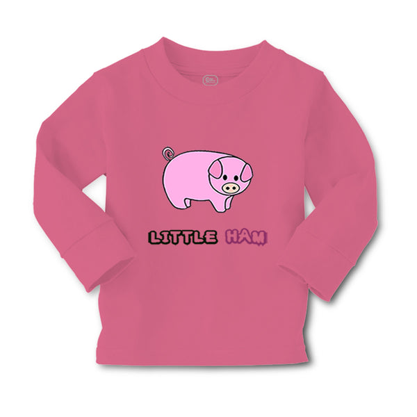 Baby Clothes Pink Pig Saying Little Ham Farm Boy & Girl Clothes Cotton - Cute Rascals