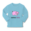 Baby Clothes Pink Pig Saying Little Ham Farm Boy & Girl Clothes Cotton