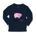 Baby Clothes Pink Pig Saying Little Ham Farm Boy & Girl Clothes Cotton