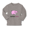 Baby Clothes Pink Pig Saying Little Ham Farm Boy & Girl Clothes Cotton