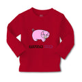 Baby Clothes Pink Pig Saying Little Ham Farm Boy & Girl Clothes Cotton