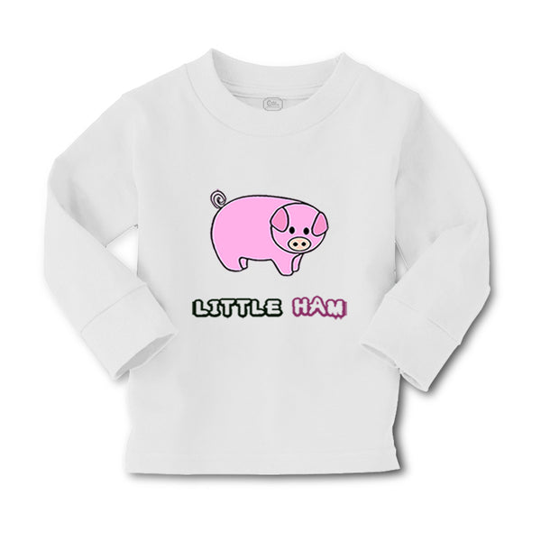 Baby Clothes Pink Pig Saying Little Ham Farm Boy & Girl Clothes Cotton - Cute Rascals