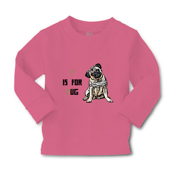 Baby Clothes Pug with P Is for Pug Dog Lover Pet Boy & Girl Clothes Cotton