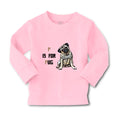 Baby Clothes Pug with P Is for Pug Dog Lover Pet Boy & Girl Clothes Cotton