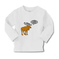 Baby Clothes Brown Moose Saying It Moose Be True Boy & Girl Clothes Cotton