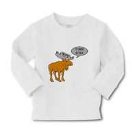 Baby Clothes Brown Moose Saying It Moose Be True Boy & Girl Clothes Cotton - Cute Rascals