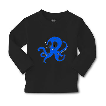Baby Clothes Blue Baby Octopus Ocean Sea Life Boy & Girl Clothes Cotton