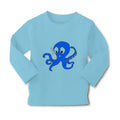 Baby Clothes Blue Baby Octopus Ocean Sea Life Boy & Girl Clothes Cotton