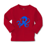 Baby Clothes Blue Baby Octopus Ocean Sea Life Boy & Girl Clothes Cotton - Cute Rascals