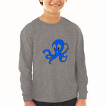 Baby Clothes Blue Baby Octopus Ocean Sea Life Boy & Girl Clothes Cotton - Cute Rascals
