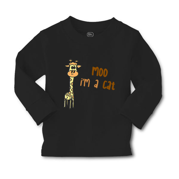 Baby Clothes Yellow Giraffe Saying Moo I'M A Cat Boy & Girl Clothes Cotton - Cute Rascals