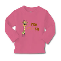 Baby Clothes Yellow Giraffe Saying Moo I'M A Cat Boy & Girl Clothes Cotton - Cute Rascals