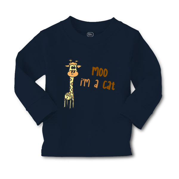 Baby Clothes Yellow Giraffe Saying Moo I'M A Cat Boy & Girl Clothes Cotton - Cute Rascals