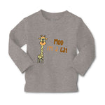 Baby Clothes Yellow Giraffe Saying Moo I'M A Cat Boy & Girl Clothes Cotton - Cute Rascals