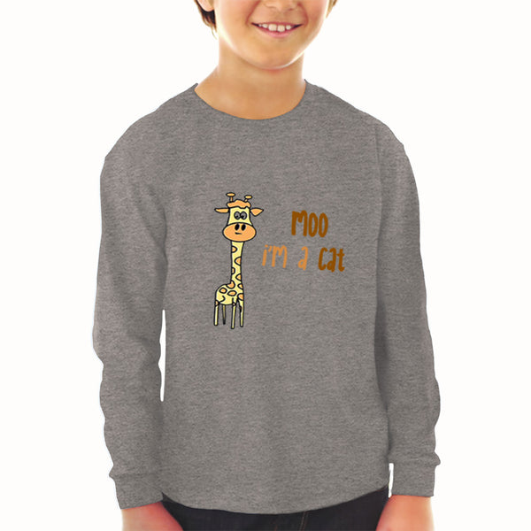 Baby Clothes Yellow Giraffe Saying Moo I'M A Cat Boy & Girl Clothes Cotton - Cute Rascals