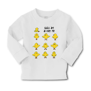 Baby Clothes Small Chicks Are All over Me Farm Boy & Girl Clothes Cotton