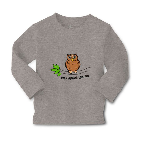 Baby Clothes Owl on Branch Owls Always Love You Boy & Girl Clothes Cotton - Cute Rascals