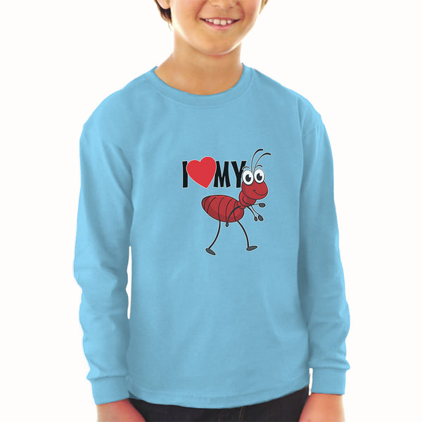 Baby Clothes I Love My Ant Membrane Winged Insect Boy & Girl Clothes Cotton - Cute Rascals