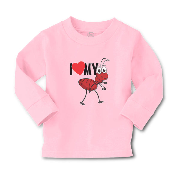 Baby Clothes I Love My Ant Membrane Winged Insect Boy & Girl Clothes Cotton - Cute Rascals