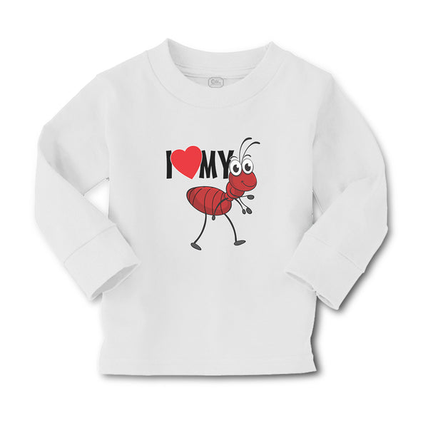 Baby Clothes I Love My Ant Membrane Winged Insect Boy & Girl Clothes Cotton - Cute Rascals