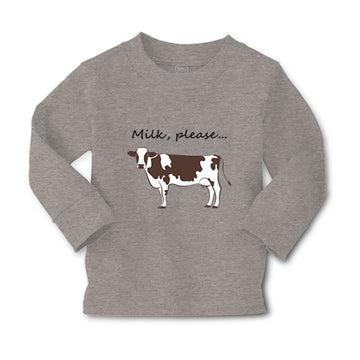 Baby Clothes Milk Please Cow Farm Boy & Girl Clothes Cotton