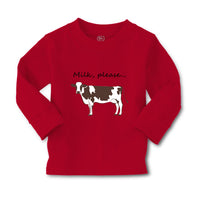 Baby Clothes Milk Please Cow Farm Boy & Girl Clothes Cotton - Cute Rascals
