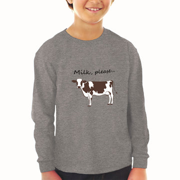 Baby Clothes Milk Please Cow Farm Boy & Girl Clothes Cotton