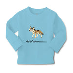 Baby Clothes Hellooooo Coyote Animal Funny Humor Boy & Girl Clothes Cotton - Cute Rascals