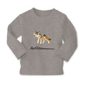 Baby Clothes Hellooooo Coyote Animal Funny Humor Boy & Girl Clothes Cotton