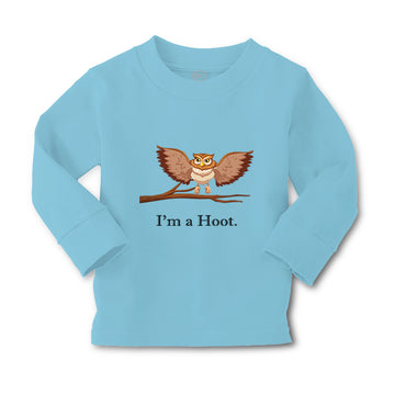 Baby Clothes I'M A Hoot Owl Baby Funny Humor Boy & Girl Clothes Cotton