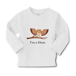 Baby Clothes I'M A Hoot Owl Baby Funny Humor Boy & Girl Clothes Cotton - Cute Rascals