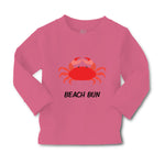 Baby Clothes Beach Bum Crab Ocean Sea Life Boy & Girl Clothes Cotton - Cute Rascals