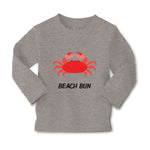 Baby Clothes Beach Bum Crab Ocean Sea Life Boy & Girl Clothes Cotton - Cute Rascals