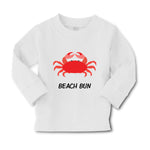 Baby Clothes Beach Bum Crab Ocean Sea Life Boy & Girl Clothes Cotton - Cute Rascals