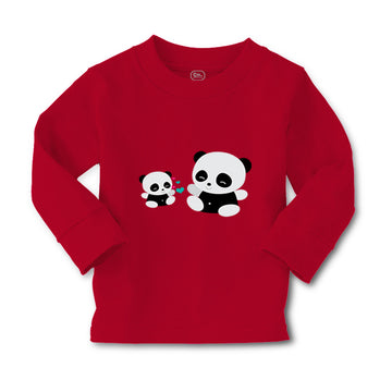 Baby Clothes Panda Cute Baby Love Funny Humor Boy & Girl Clothes Cotton