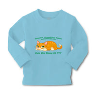 Baby Clothes Found Kitty in Wonderland Can We Keep It Cat Lover Kitty Cotton - Cute Rascals