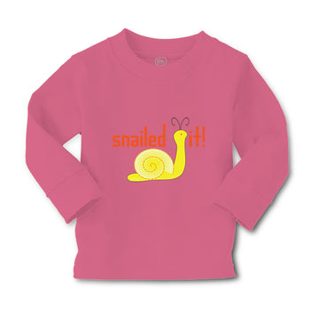 Baby Clothes Snailed It! Snail Funny Boy & Girl Clothes Cotton