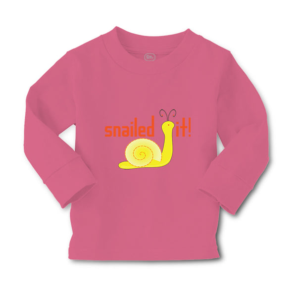 Baby Clothes Snailed It! Snail Funny Boy & Girl Clothes Cotton - Cute Rascals